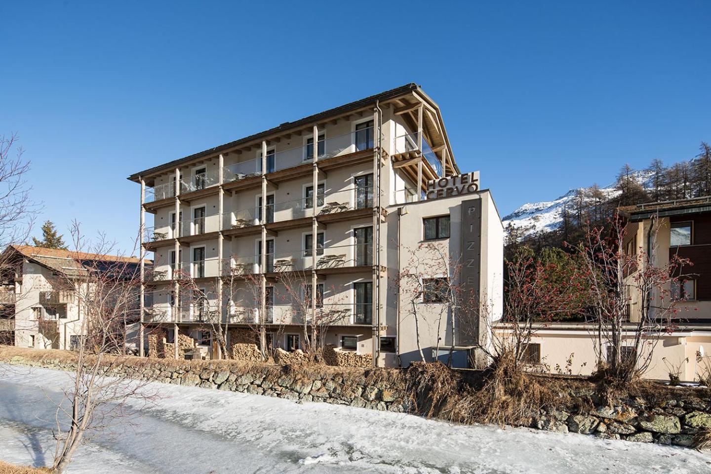Hotel Cervo Sils Maria Buitenkant foto